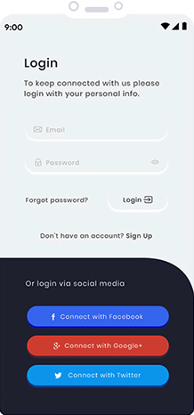 signup/login